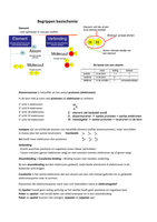 Begrippen basischemie blok 1.1 (toets basischemie celbiologie)