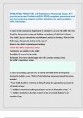 PEDIATRIC PROCTOR&comma; ATI Pediatrics Proctored Exam&comma; ATI  proctored exam Pediatrics2024-2025&vert;complete questions and  correct answers &lpar;expert written solutions to each problem &rpar;  with rationales