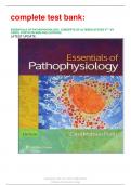complete test bank&colon; ESSENTIALS OF PATHOPHYSIOLOGY&colon; CONCEPTS OF ALTERED STATES 4TH   BY CAROL PORTH RN MSN PHD  latest Update&period;