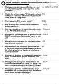 DIGITAL INTELLIGENCE SYSTEMS FOUNDATION COURSE &lpar;DISFC&rpar; &vert;111 QUESTIONS &vert; WITH 100&percnt; CORRECT ANSWERS&excl;&excl;
