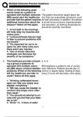 MULTIPLE SCLEROSIS PRACTICE QUESTIONS AND ANSWERS SOLVED CORRECTLY&comma; SCORED A&plus;