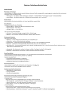 Patterns of Inheritance Revision Notes