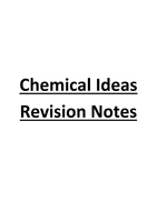 OCR Salters B Chemsitry Revision Notes (Chemical Ideas) *BOTH AS & A2*