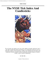 The NYSE Tick Index And Candlestics