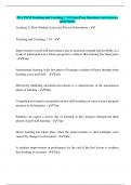 PGA PGM Bundled Exam with 100&percnt; correct answers
