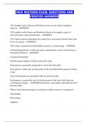 FNCE MIDTERM EXAM&semi; QUESTIONS AND VERIFIED ANSWERS