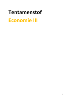 Tentamenstof economie III H3