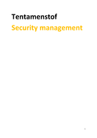 Tentamenstof security management H3