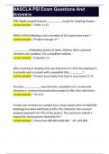 NASCLA PSI Exam Questions And Answers 