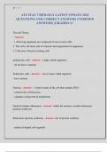 ATI TEAS 7 BIOLOGY LATEST UPDATE 2024 QUESTIONS AND CORRECT ANSWERS &lpar;VERIFIED ANSWERS&rpar; &vert;GRADED A&plus;