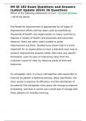 IHI QI 102 Exam Questions and Answers &lpar;Latest Update 2024&rpar; 26 Questions