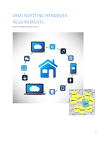 Samenvatting Handboek Requirements - Brug tussen Business en ICT
