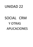 Social CRM y otras aplicaciones