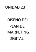 Diseño del Plan de Marketing Digital