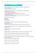 Med Math Exam 1 &vert;&vert; A&plus; Guaranteed&period;