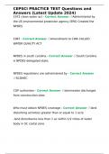 CEPSCI PRACTICE TEST Questions and Answers &lpar;Latest Update 2024&rpar;