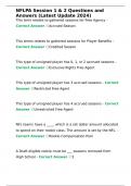 NFLPA Session 1 & 2 Questions and Answers &lpar;Latest Update 2024&rpar;