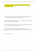 Certified Occupancy Specialist Questions and answers latest update 2024&period;