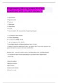 Engineering Management Prelims questions with correct answers&period;