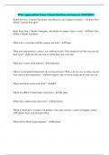 Wine Appreciation Test 1 Exam Questions and answers &lpar;202472025&rpar;