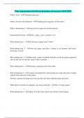 Wine Appreciation Bundled Exam with 100&percnt; correct answers