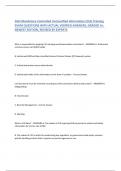 DoD Mandatory Controlled Unclassified Information &lpar;CUI&rpar; Training  EXAM QUESTIONS WITH ACTUAL VERIFIED ANSWERS&comma; GRADED A&plus;&comma;  NEWEST EDITION&comma; REVISED BY EXPERTS