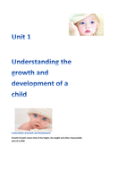 Understanding about growth and development