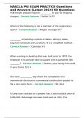 NASCLA PSI EXAM PRACTICE Questions and Answers &lpar;Latest 2024&rpar; 50 Questions