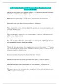 South Carolina Health and Life Bundled Exam with 100&percnt; correct answers