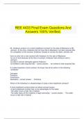 REE 4433 Final Exam Questions And Answers 100&percnt; Verified&period;