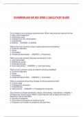 CHAMBERLAIN NR 602 WEEK 5 QUIZ&comma;STUDY GUIDE