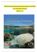 Solution Manual For Corporate Finance&comma; 13th Edition by Stephen Ross&comma; Randolph Westerfield&comma; Verified Chapters 1 - 31&comma; Complete Newest Version