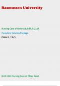 NUR 2214 Nursing Care of Older Adult Complete Solution Package 2024&sol;2025 &lpar;Rasmussen University&rpar;        &rpar;NUR 2214 Nursing Care of Older Adult Complete Solution Package 2024-2025 &lpar;Rasmussen University&rpar;