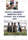 CMY3701 Assignment 1 &lpar;COMPLETE ANSWERS&rpar; Semester 2 2024 &lpar;575656&rpar; - DUE 12 August 2024