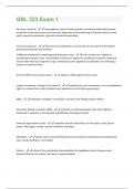 GBL 323 Exam 1  questions and Answers Latest Update Fully Solved 100&percnt;