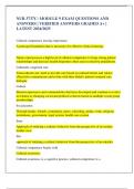 NUR 3737C&colon; MODULE 9&sol;module 6&sol; module 8 EXAM QUESTIONS AND ANSWERS &vert; VERIFIED ANSWERS GRADED A&plus; &vert; LATEST 2024&sol;2025