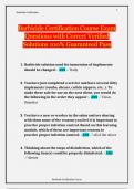 Barbicide Certification Course Exam Questions with Correct Verified Solutions 100&percnt; Guaranteed Pass