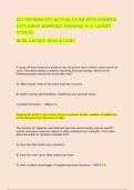 ATI INFORMATICS ACTUAL EXAM WITH VERIFIED  EXPLAINED ANSWERS&period; &lbrace;GRADED A&plus;&rcub;&period; LATEST  UPDATE&period; REAL EAXM&excl;&excl;&excl; REAL EXAM&excl;&excl;