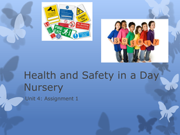 Health and safety presentation