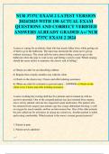 NUR 3737C EXAM 2 LATEST VERSION  2024&sol;2025 WITH 150 ACTUAL EXAM  QUESTIONS AND CORRECT VERIFIED  ANSWERS ALREADY GRADED A&plus;&sol; NUR  3737C EXAM 2 2024