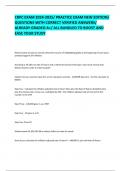CRPC EXAM 2024-2025&sol; PRACTICE EXAM NEW EDITION&sol;  QUESTIONS WITH CORRECT VERIFIED ANSWERS&sol;  ALREADY GRADED A&plus;&sol; ALL BUNDLED TO BOOST AND  EASE YOUR STUDY
