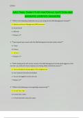 AWS FINAL EXAM STUDY MATERIALS QUESTION AND ANSWERS &lpar;VERIFIED ANSWERS&rpar;