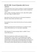 BCOM 3300 - Exam &num;2 Question with Correct Answers