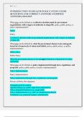 INTRODUCTION TO HEALTH POLICY STUDY GUIDE QUESTIONS AND CORRECT ANSWERS &lpar;VERIFIED ANSWERS&rpar; 2024&sol;2025