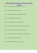 CASAC EXAM I Questions and Answers 100&percnt;  Solved 