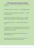 BUNDLE&colon;&colon;-CASAC EXAMS WITH COMPLETE SOLUTIONS