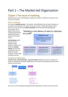 Samenvatting Foundations of Marketing (Fahy & Jobber, 4th ed.)