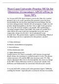 West Coast University Practice MCQs for  Obstetrics &lpar;Gynecology&rpar; APGO uWise to  Score 98&percnt;