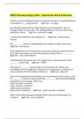 HMX Pharmacology Quiz &ndash; Questions With Solutions 