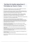 Test Bank for Toward Healthy Aging&comma; 11th Edition by Theris A&period; Touhy &lpar;ALL BUNDLED HERE&excl;&excl;&excl;&rpar;